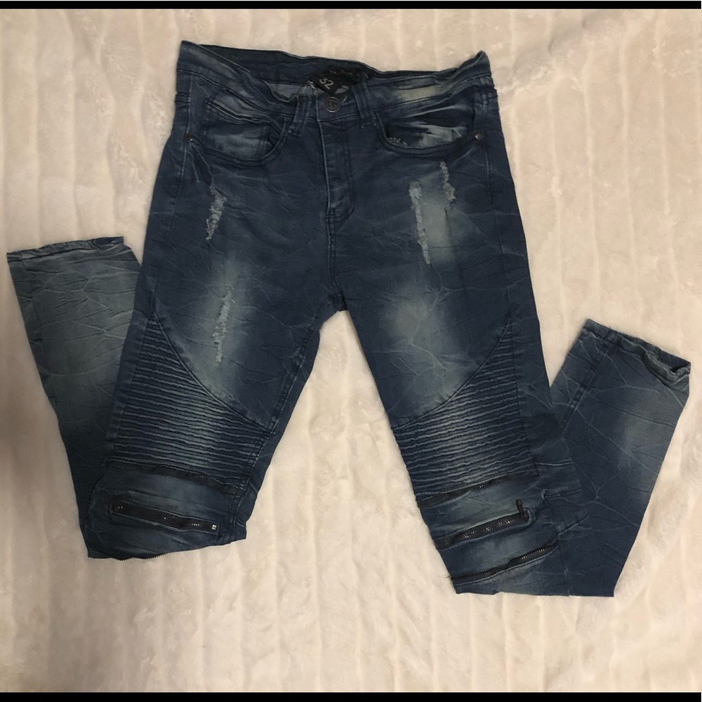 Mens Waimea distress Jeans skinny fit size 32x32